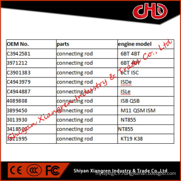 Véritable moteur diesel L10 bielle 3899450